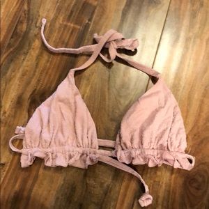Blush bikini top